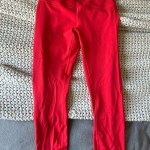 Lululemon Athletica Vibrant Red Leggings